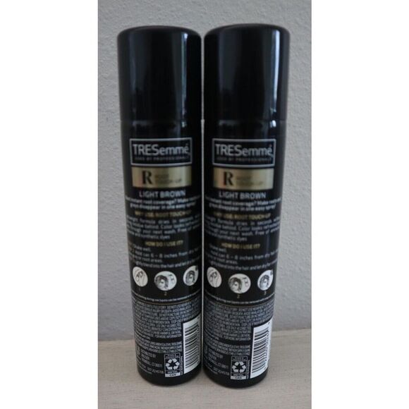 TRESemmé Root Touch Up Temporary Hair Color, Light Brown 2.5oz - Lot of 2 - Picture 2 of 2
